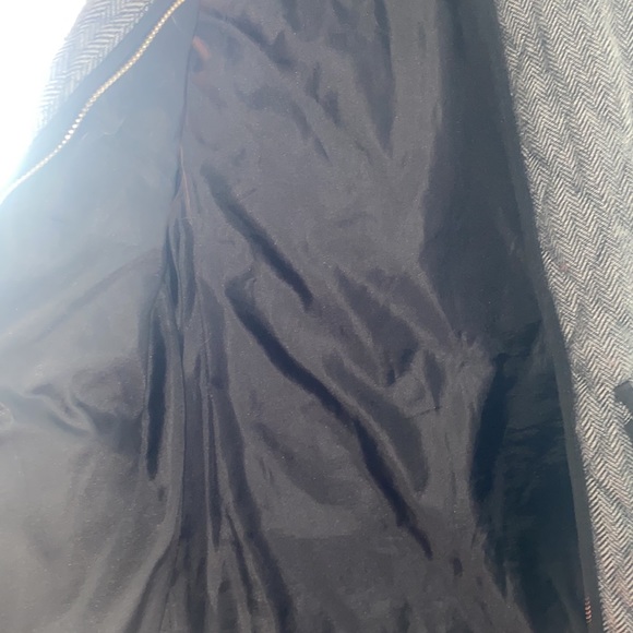 Womens black herringbone print vest size small- with front pockets - Picture 5 of 6